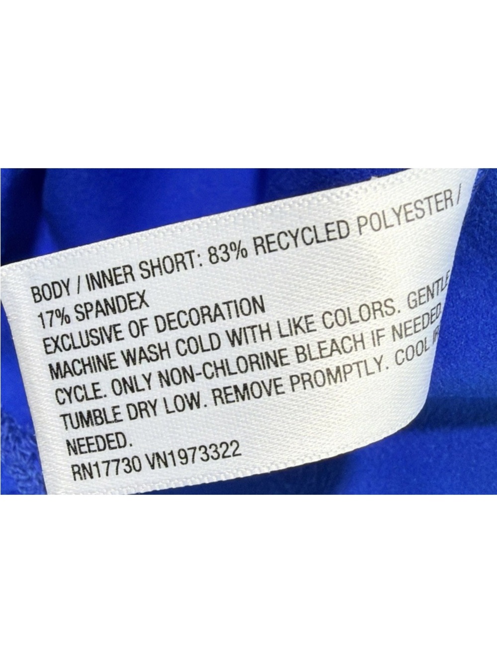 🆕Wild Fable Game Day Royal Blue Lace-Trim Skort Mini Dress Drop Waist Sporty NWT - Picture 9 of 9